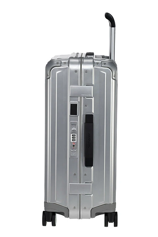Samsonite - Lite Box ALU 55cm Small 4 Wheel Hard Suitcase - Aluminium - Image 3