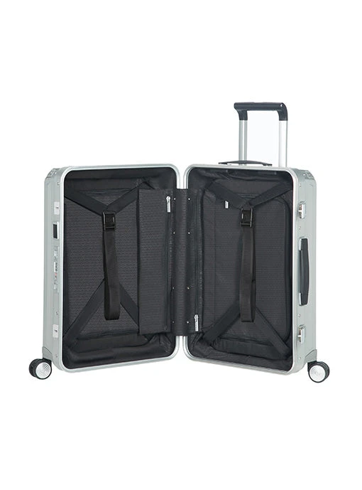 Samsonite - Lite Box ALU 55cm Small 4 Wheel Hard Suitcase - Aluminium - Image 6