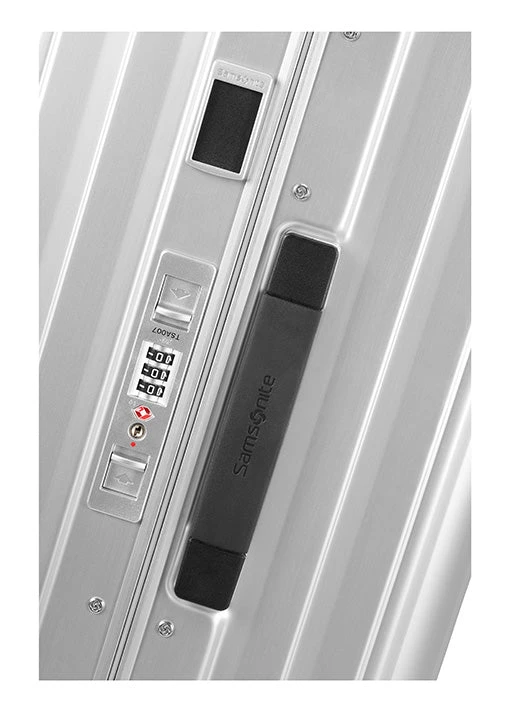 Samsonite - Lite Box ALU 55cm Small 4 Wheel Hard Suitcase - Aluminium - Image 11