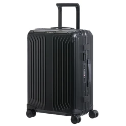 Samsonite - Lite Box ALU 55cm Small 4 Wheel Hard Suitcase - Black