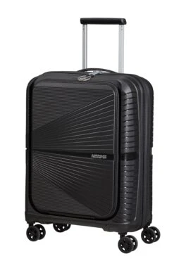 American Tourister - Airconic Front Opening 55cm Spinner - Black