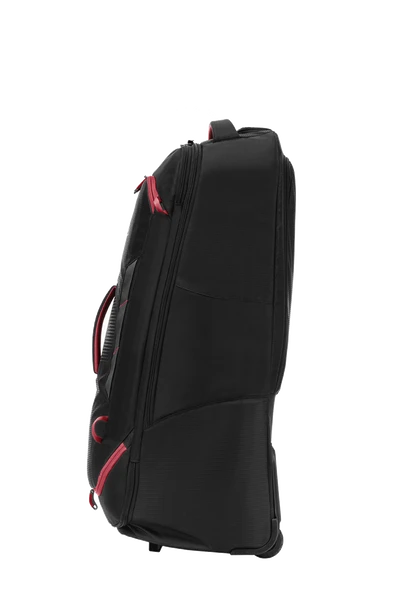 High Sierra - Composite V4 84cm Large RFID Wheeled Duffle With Backpack Straps - Black/Red - Image 5