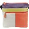 Franco Bonini - 1795 Ladies Leather Handbag - Orange/Multi