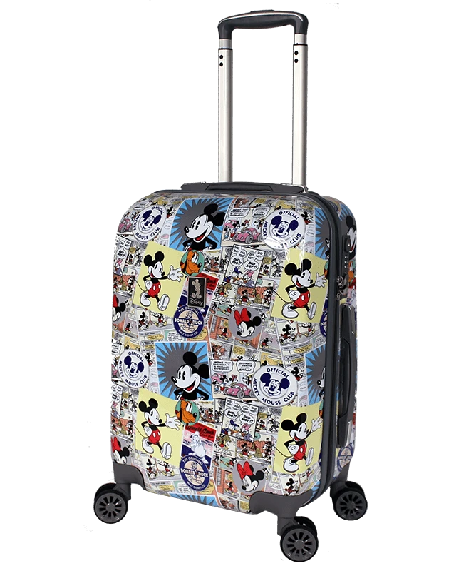 Disney - Comic 19in Small 4 Wheel Hard Suitcase
