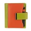 Franco Bonini - 21-01 RFID Ladies Leather Wallet - Orange/Multi
