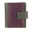 Franco Bonini - 21-01 RFID Ladies Leather Wallet - Purple/Multi