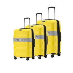 Tosca - COMET SET Of 3 Suitcases - Yellow