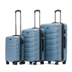 Tosca - Intersteller Set Of 3 Suitcases - Blue