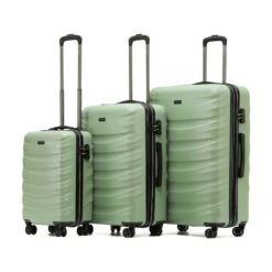 Tosca - Intersteller Set Of 3 Suitcases - Oil Green