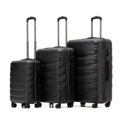 Tosca - Intersteller Set Of 3 Suitcases - Black