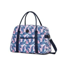 Tosca - TCA935 Fashion Tote/Duffle Bag - Coral Ferns