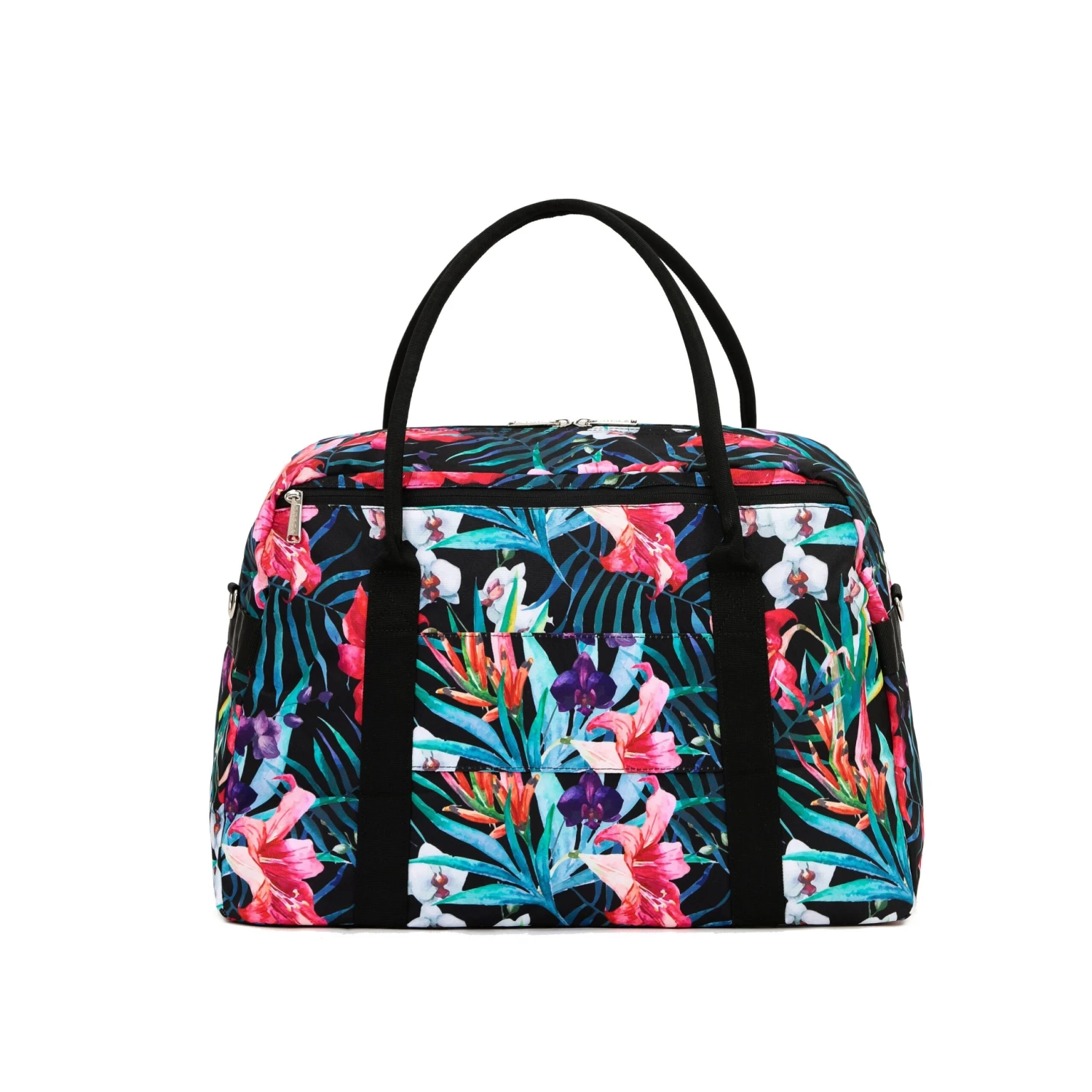 Tosca - TCA935 Fashion Tote/Duffle Bag - Black/Multi - Image 3