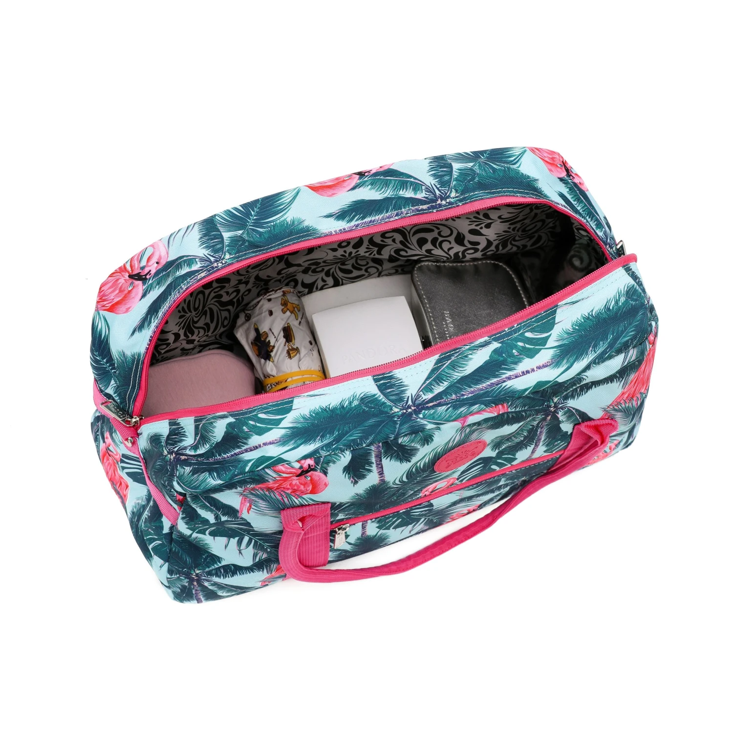 Tosca - TCA935 Fashion Tote/Duffle Bag - Flamingo - Image 3