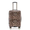 Tosca - 25in Medium 4 Wheel Hard Suitcase - Leopard