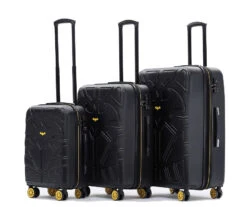 Batman - Set Of 3 Suitcases 19in/24in/28in - Black