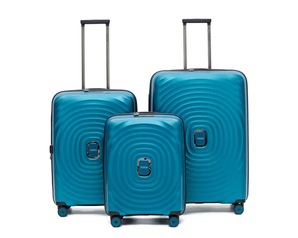 Tosca - Eclipse SET Of 3 Suitcases - Blue