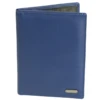 Franco Bonini - Leather Passport & Credit Card Cover - Blue