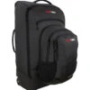 Black Wolf - 80L Dual Shuttle Wheeled Backpack - Black