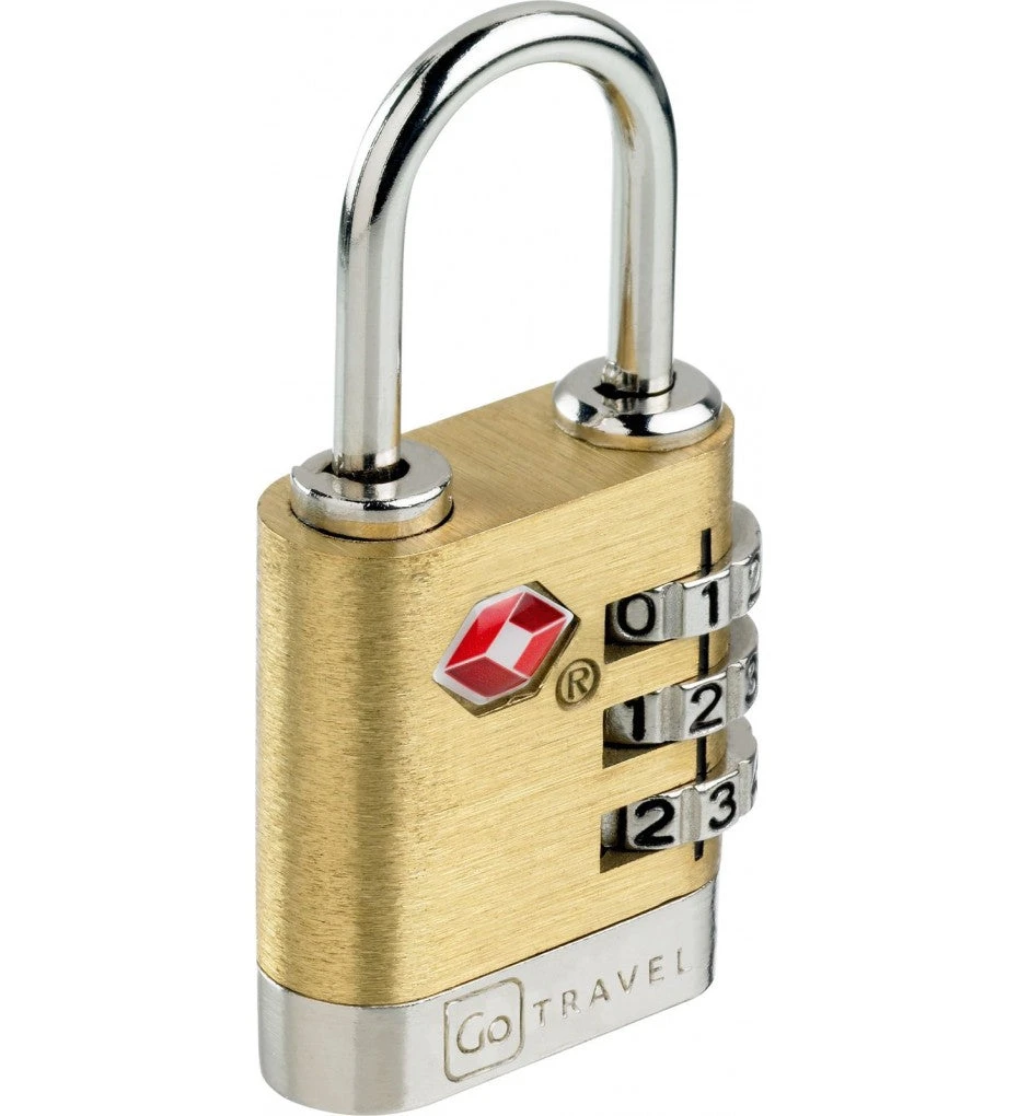 GO Travel Accessories - Brass Travel Sentry Lock - Image 2