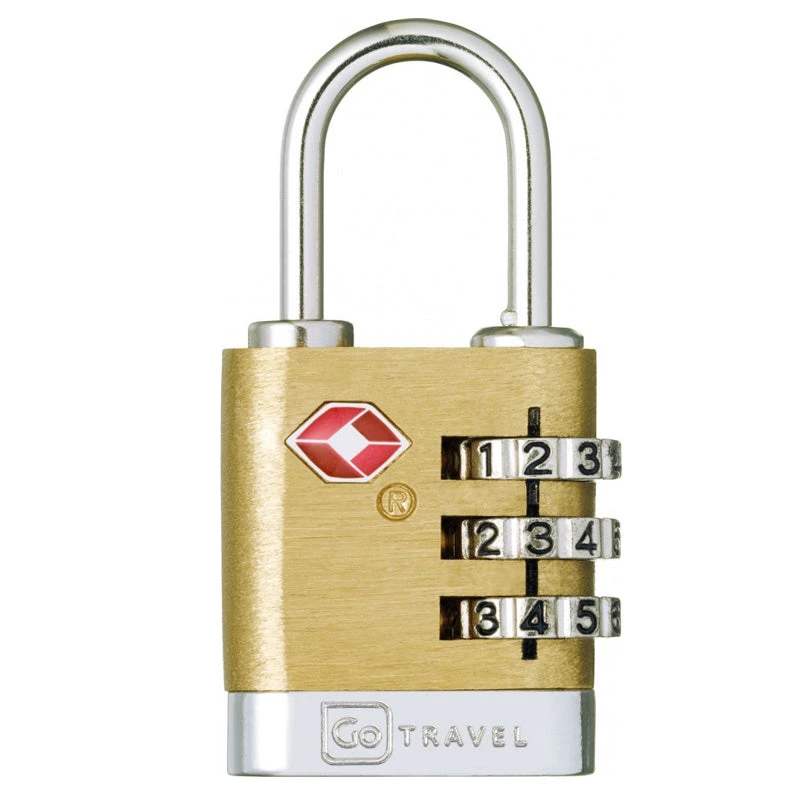 GO Travel Accessories - Brass Travel Sentry Lock