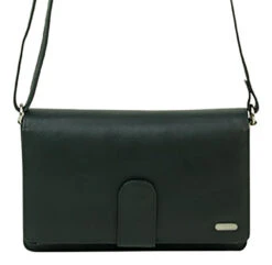 Franco Bonini - 481A Leather Organised Handbag/Wallet - Black