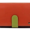 Franco Bonini - 481A Leather Organised Handbag/Wallet - Orange/Multi