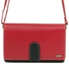 Franco Bonini - 481A Leather Organised Handbag/Wallet - Red/Multi