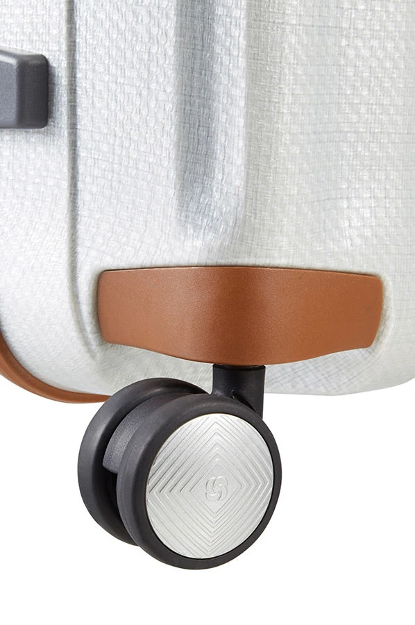 Samsonite - Lite Cube Deluxe 76cm Large 4 Wheel Hard Suitcase - Aluminium - Image 9