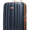 Samsonite - Lite Cube Deluxe 68cm Medium 4 Wheel Hard Suitcase - Midnight Blue