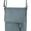 Franco Bonini - 7020 Small Leather Crossbody Phone Bag - Grey