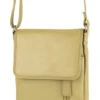 Franco Bonini - 7020 Small Leather Crossbody Phone Bag - Nut