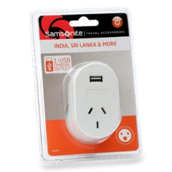 Samsonite - 1 X USB India Adaptor