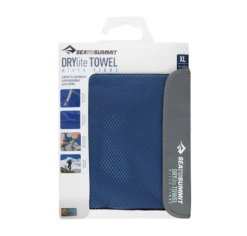 Sea To Summit - Drylite Microfiber Towel X-Large - Cobalt