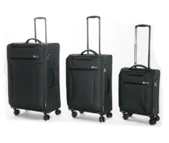 Tosca - So Lite 3.0 Set Of 3 Suitcases 19in-25in-29in - Black
