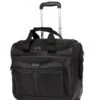 Tosca - TCA-0016 Rolling Tote With Laptop Section - Black