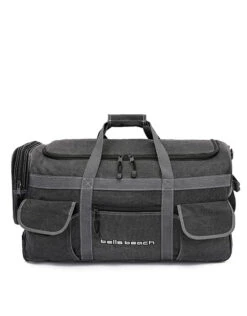 Bells Beach - Canvas Wheeled Dufffle - Charcoal