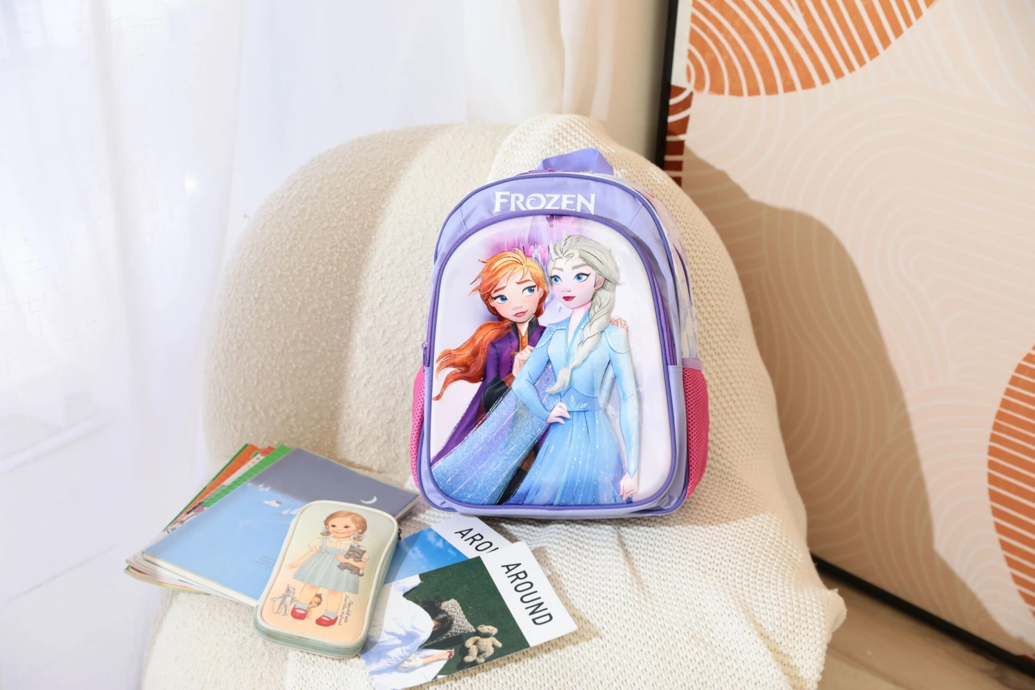 Disney - Frozen DIS193 15in 3D Backpack - Purple - Image 4