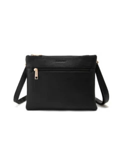 Elegant - E1-0832 Flynn Leather X-Body - Black
