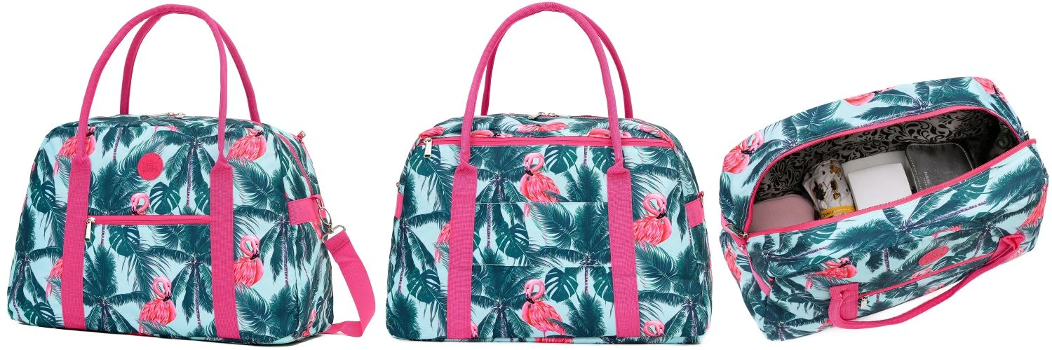 Tosca - TCA935 Fashion Tote/Duffle Bag - Flamingo - Image 4