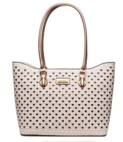 Serenade - Darcy KH17 Tote Handbag - Beige