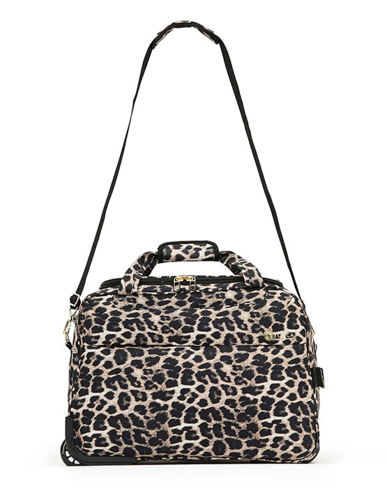 Tosca - So Lite 3.0 Wheeled Cabin Duffle - Leopard - Image 3