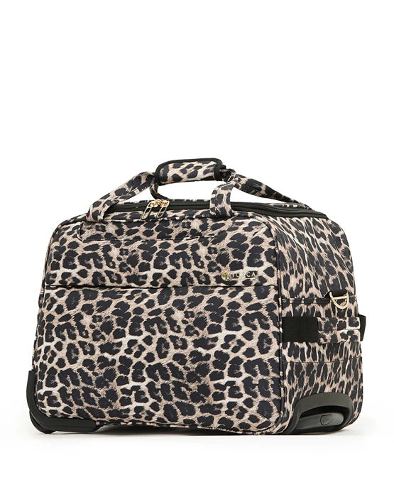 Tosca - So Lite 3.0 Wheeled Cabin Duffle - Leopard - Image 4