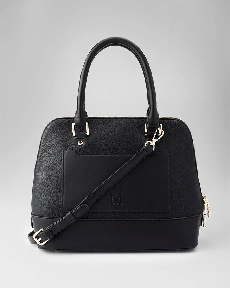 Madison Grace Medium Dome Satchel Bag + Monogram Bag Strap - Image 8
