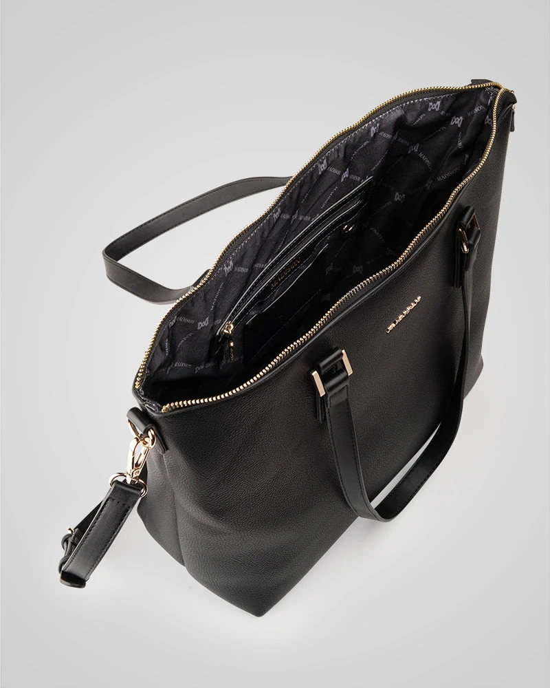 Madison Inga Large Zip Top Tote Bag + Monogram Bag Strap - Image 4