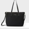 Madison Inga Nylon Large Zip Top Tote Bag