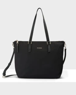 Madison Inga Nylon Large Zip Top Tote Bag