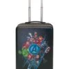 Marvel Avengers - 20in MAR095 Retro Onboard Suitcase - Black
