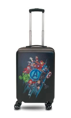 Marvel Avengers - 20in MAR095 Retro Onboard Suitcase - Black