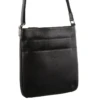 Milleni - Soft Italian Leather Shoulder Bag - Black