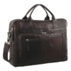 Pierre Cardin - PC2797 Rustic Leather Work/Computer Bag - Brown